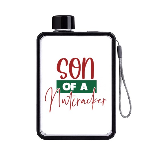 Son Of A Nutcracker Flat Water Bottles