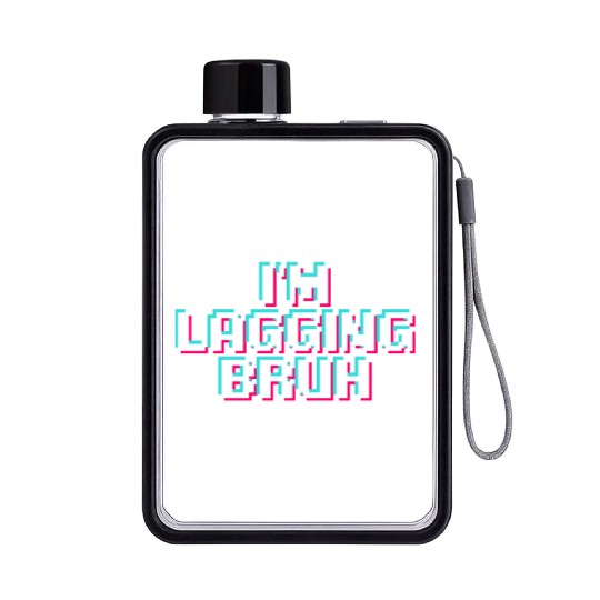Video Game Lover Videogaming Gamer I m Lagging Flat Water Bottles
