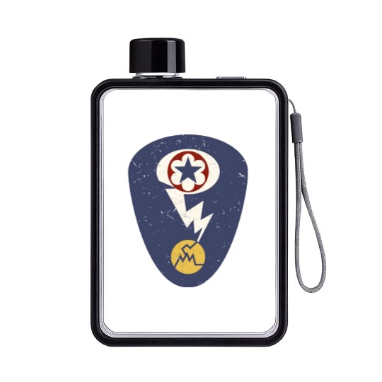 Manhattan Project Insignia Los Alamos, Nuclear WW2 Flat Water Bottles