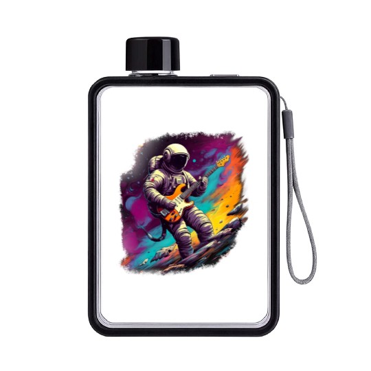 The best guitar player of the universe Flat Water Bottles