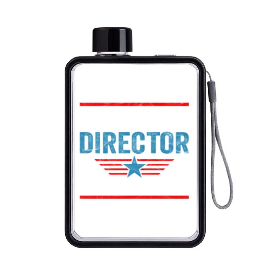 Fireworks Director If I Run 4th Of July Flat Water Bottles