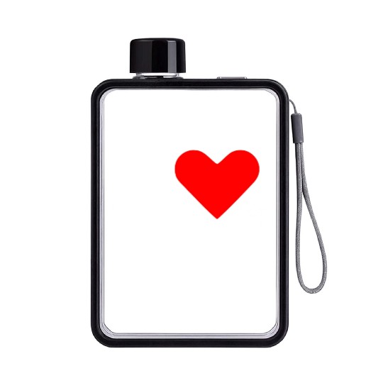 I love anal Flat Water Bottles