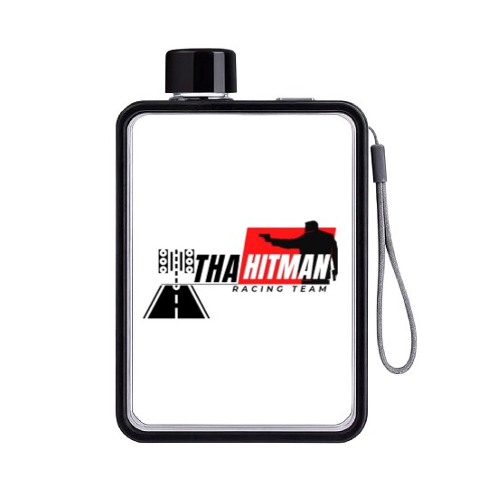 Tha Hitman Racing Team Flat Water Bottles