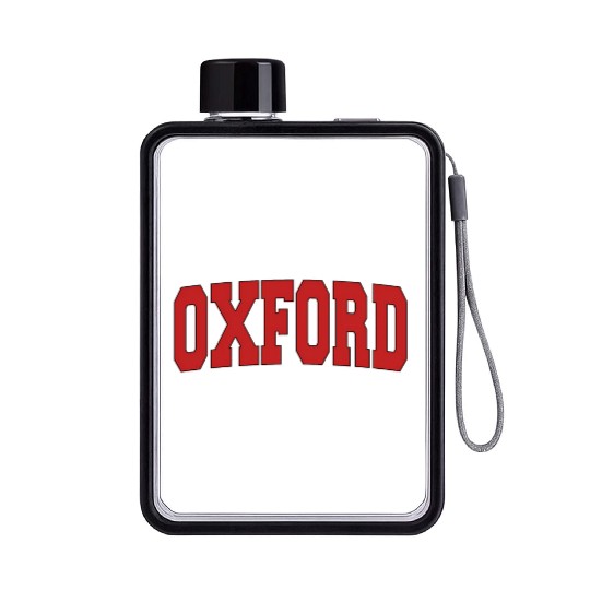 Oxford United Kingdom Varsity Style Uk Sports Flat Water Bottles
