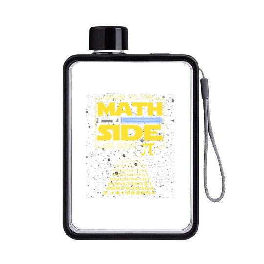 Come To The Math Side We Have Pi Geek Nerd Flat Water Bottles