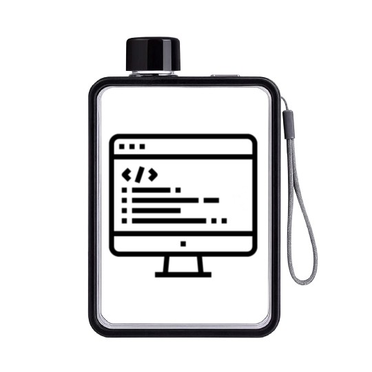 DESKTOP COMPUTER WITH ALGORITHM Flat Water Bottles