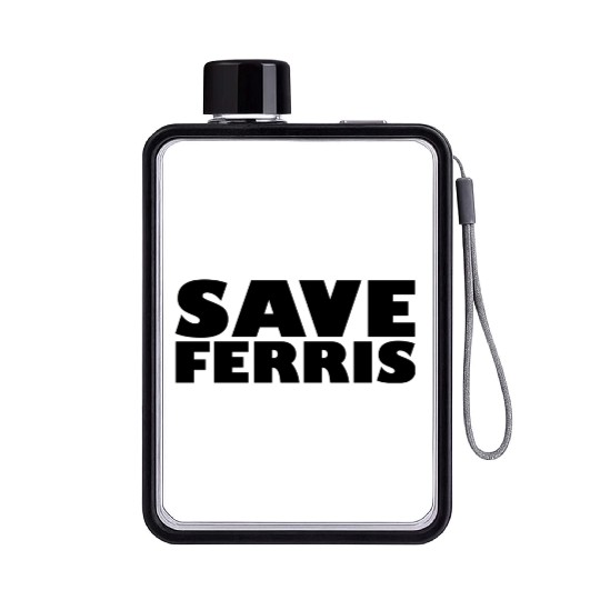 Save Ferris 70s Flat Water Bottles