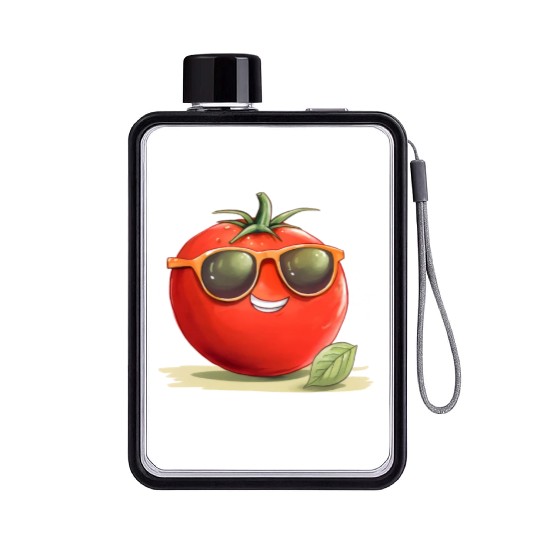 Tomato Gardening Gardener Vegan Fruit Vegetable Flat Water Bottles