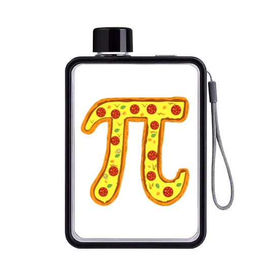 Pi Day, Toddler Math Teacher Gift Funny Flat Water Bottles
