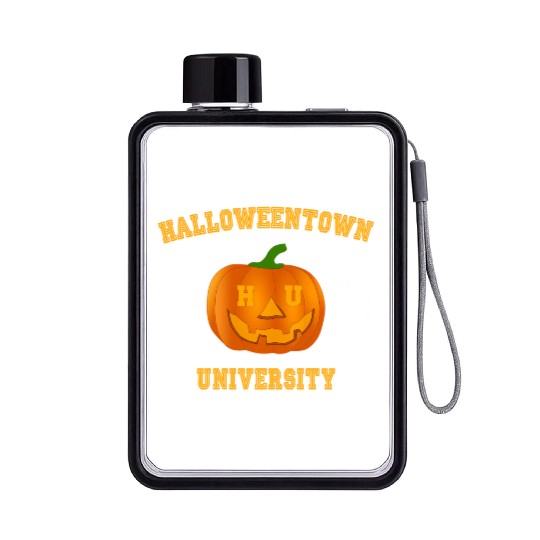 Halloweentown University Pumpkin For Treat Or Tric Flat Water Bottles