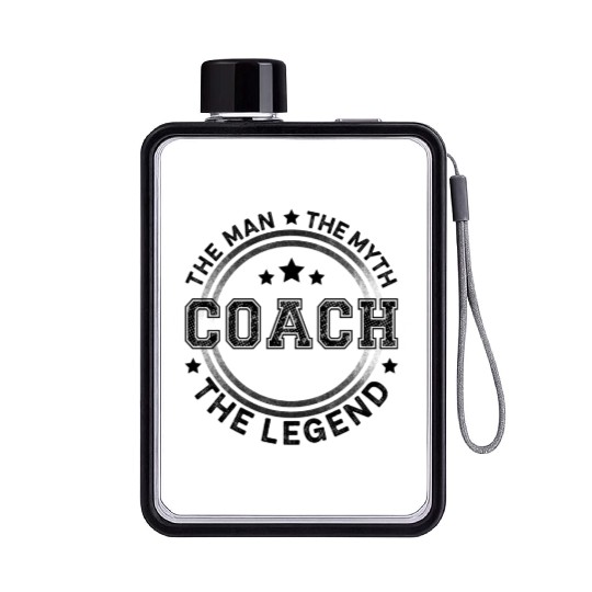 Coach The The Myth The Legend Coach Flat Water Bottles