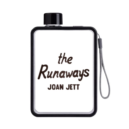 The Runaways Joan Jett Flat Water Bottles