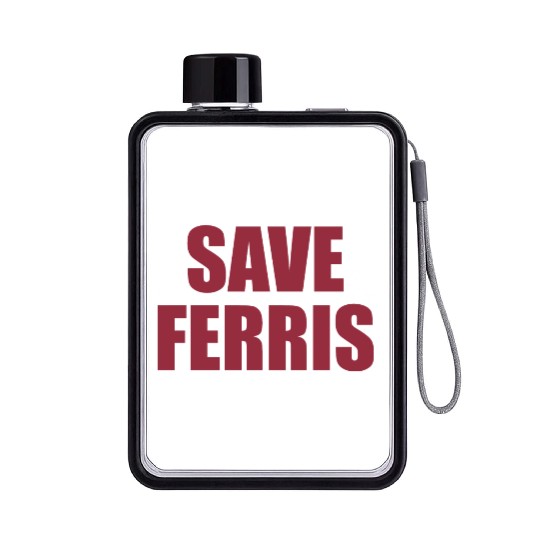 Save Ferris Flat Water Bottles