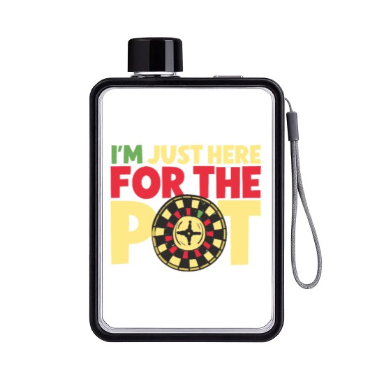 Poker Casino Poker Player Gambling Roulette Flat Water Bottles