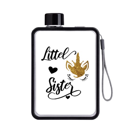 Big Sister Big Brother Little Sister Flat Water Bottles