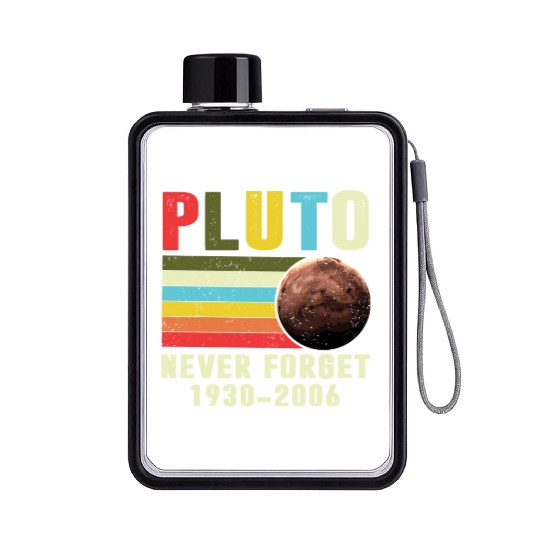 Pluto Never Forget 1930 2006 Flat Water Bottles