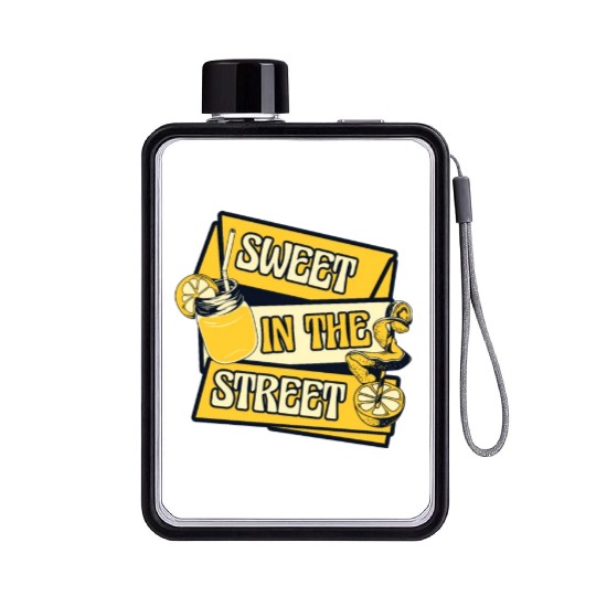 Sweet In The Street Lemon Juice Business Lemonade Flat Water Bottles