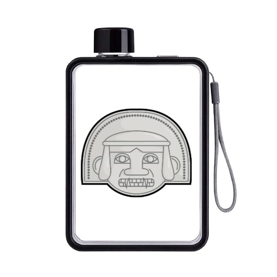 Colombian San Agustin Pre Columbus Indigenous Flat Water Bottles
