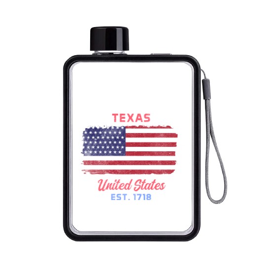 San Antonio Texas est 1718 Design for proud San Flat Water Bottles