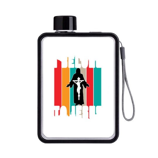 I Belong To Jesus Love Jesus Christian Christmas Flat Water Bottles