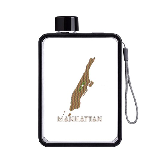 NYC Manhattan Pride Flat Water Bottles