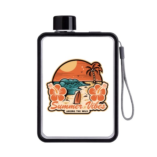 SUMMER VIBES: Among the Wild Flat Water Bottles