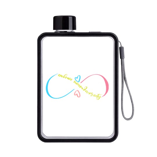 Embrace Neurodiversity Flat Water Bottles