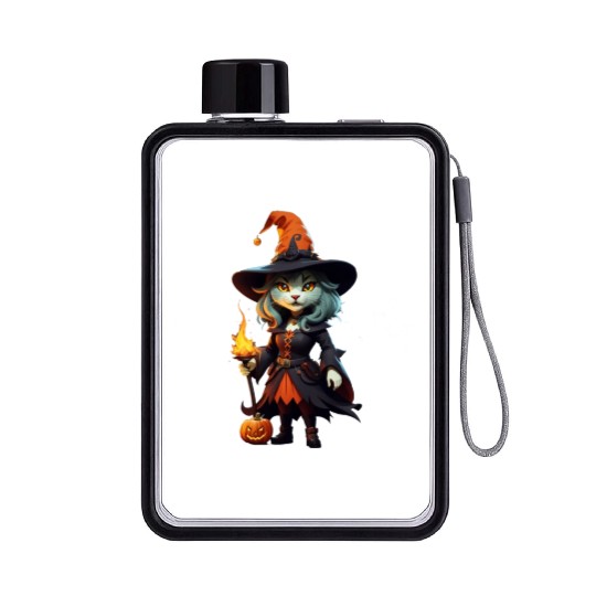 Wicked little witch Flat Water Bottles