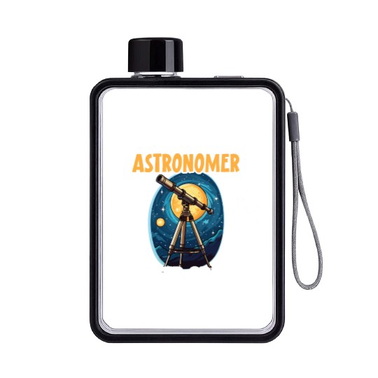 Astronomer Astronomy Constellations Stars Space Flat Water Bottles