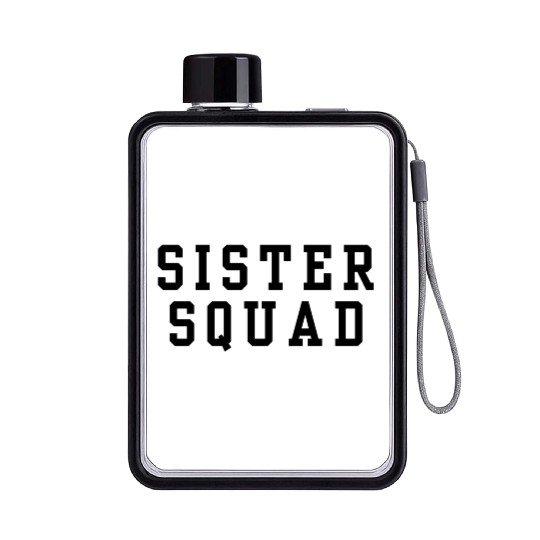 Sister Squad Flat Water Bottles
