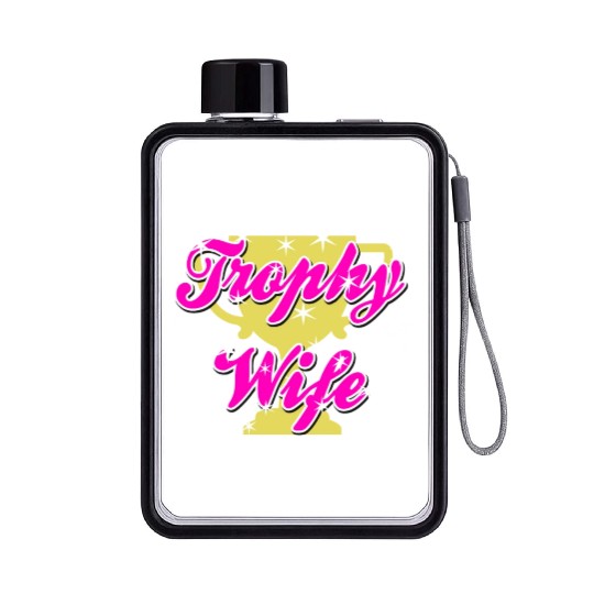 Trophy Wife Flat Water Bottles