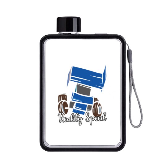 Sprint Car Mom Dirt Track Racing Racing Race Day Flat Water Bottles