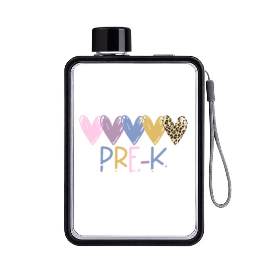 Pre-K Teacher Back To School Pre-K Teacher Flat Water Bottles