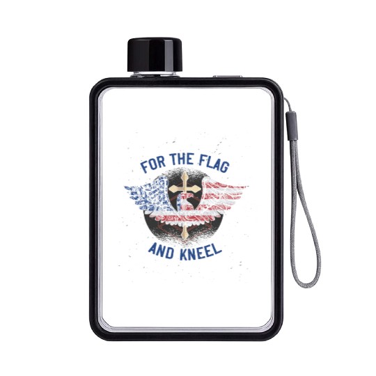 Veteran Army USA Flat Water Bottles