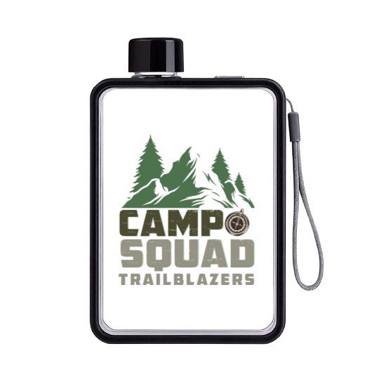 CAMP SQUAD TRAILBLAZERS Flat Water Bottles