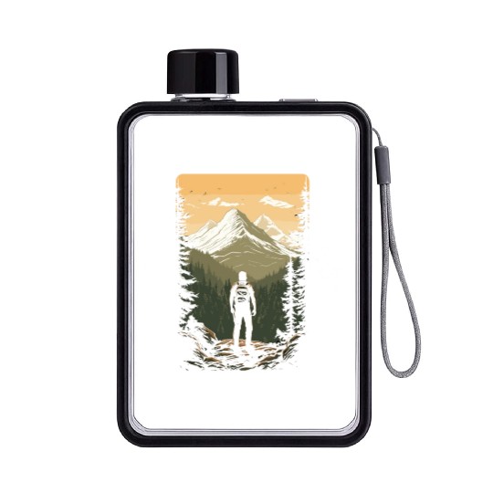 Camouflage Your Passion for Hunting Deer Flat Water Bottles