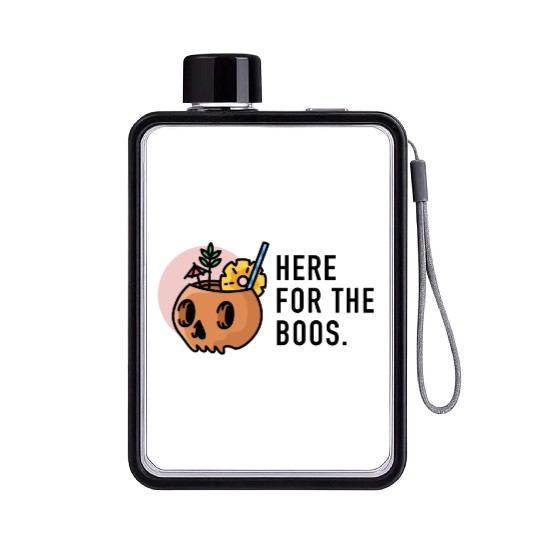 halloween 2 black Flat Water Bottles