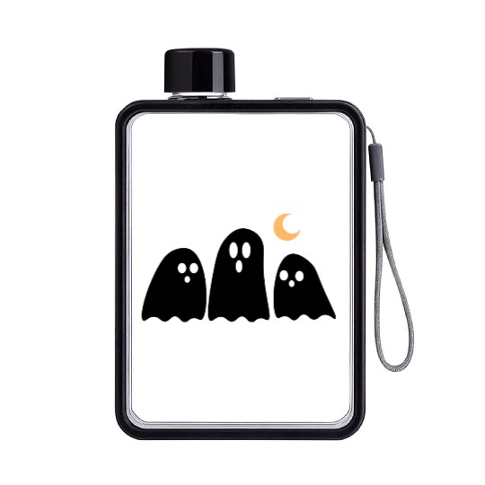 halloween 3 black Flat Water Bottles