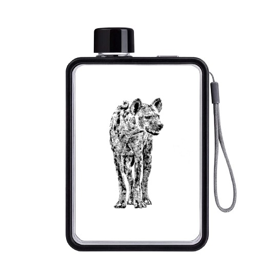 Spotted Hyena Flat Water Bottles