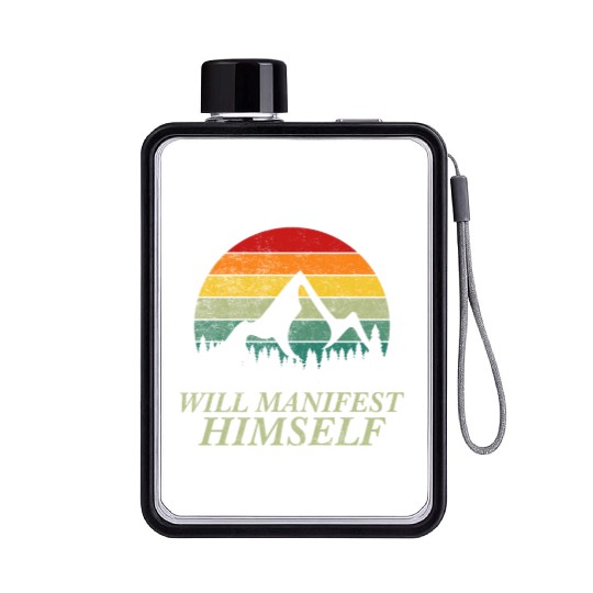 Yahweh - Will Manifest Himself Worshiper Inspiring Flat Water Bottles