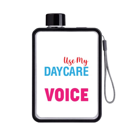 Daycare Provider Childcare Pre-k Teacher Appreciat Flat Water Bottles