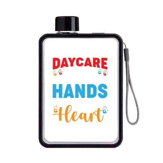 Daycare Provider Childcare Pre-k Teacher Appreciat Flat Water Bottles