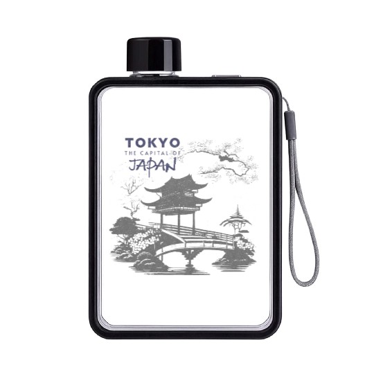 Tokyo - Japan Flat Water Bottles, Japan Gift, Japan Flat Water Bottles, Ja