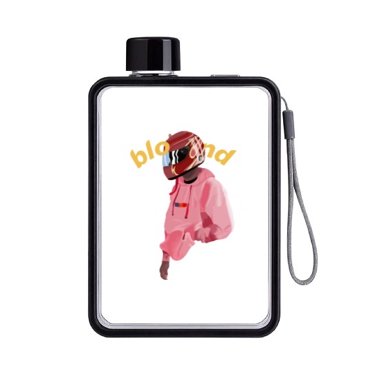 Blond Frank Ocean Flat Water Bottles
