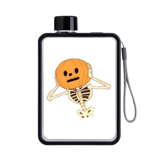 The Witching Hour Chronicles: A Halloween Adventur Flat Water Bottles
