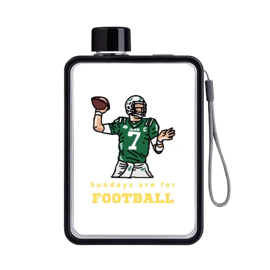 Sundays Are For Football - Sunday Football Flat Water Bottles