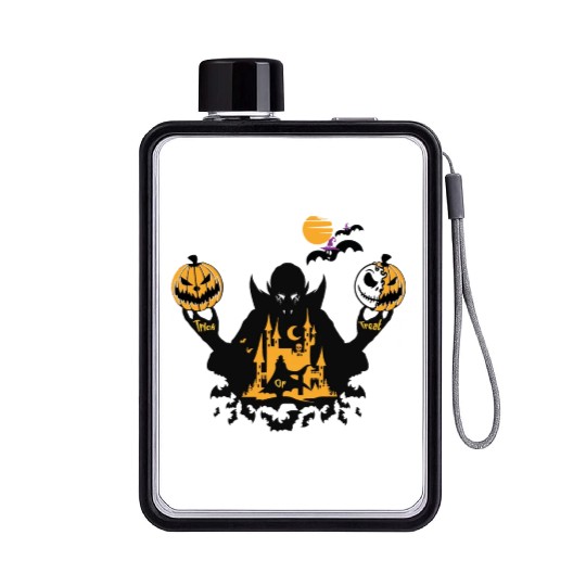 Trick Or Treat Vampire Flat Water Bottles