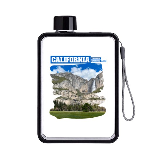 California Yosemite National Park Flat Water Bottles