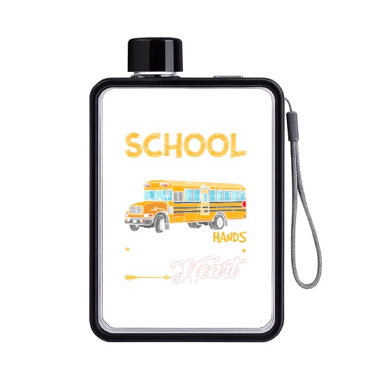 Student Delivery Specialist School Bus Monitor Flat Water Bottles