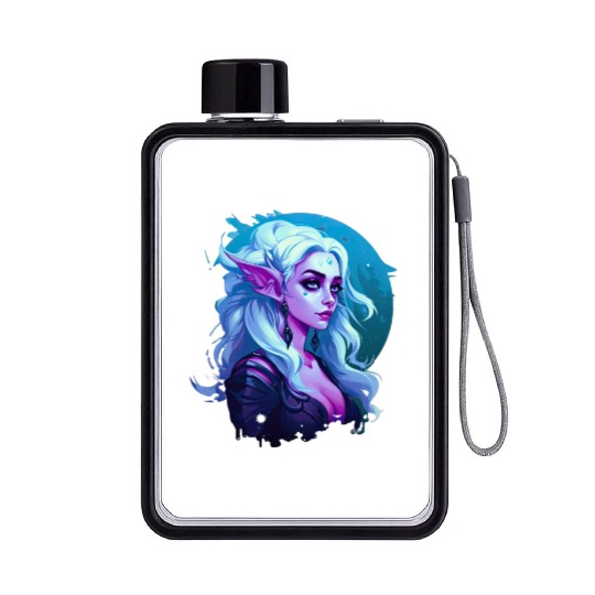 Enchanted Spectrum Elf Flat Water Bottles